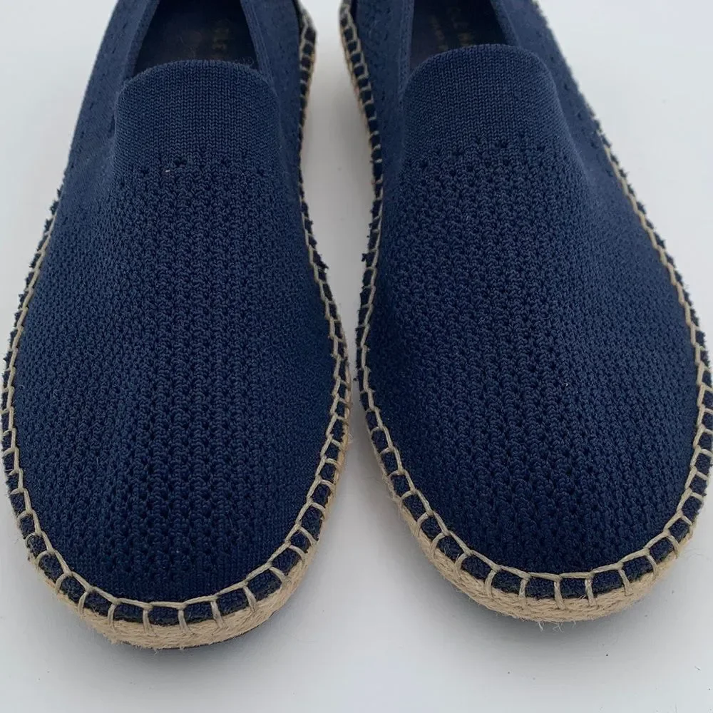 Cole Haan Navy Espadrille Slip-On Shoes size 8.5 nautical - Picture 2 of 11
